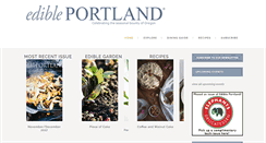 Desktop Screenshot of edibleportland.com